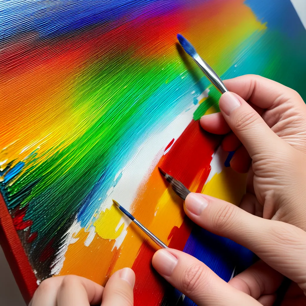 mao artista pincel oleo pintura mao artista pincel oleo pintura