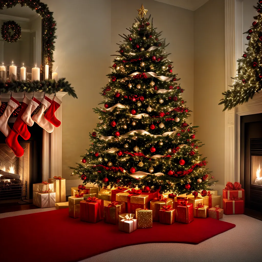 ambiente acolhedor natal luzes arvore decorada ambiente acolhedor natal luzes arvore decorada