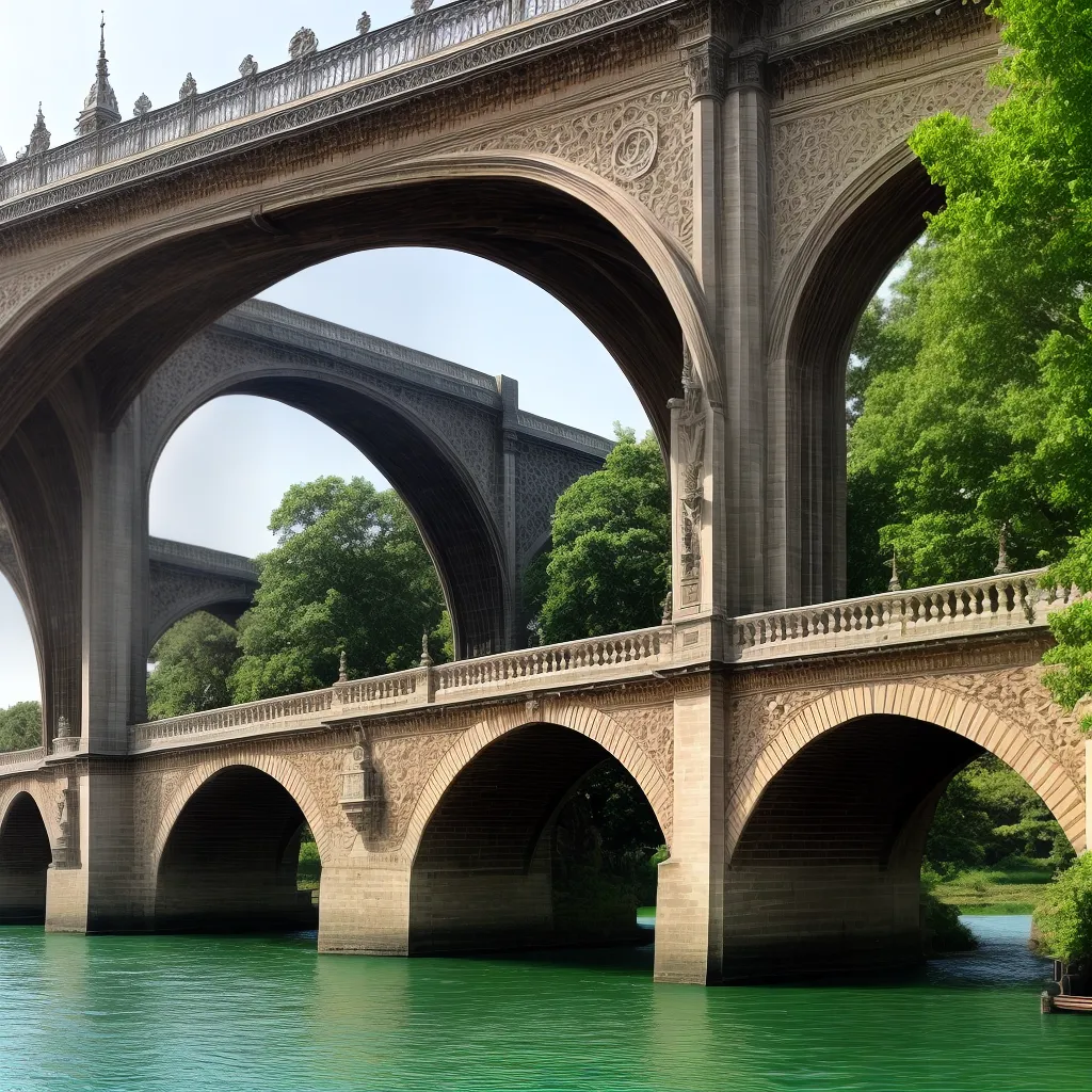 ponte majestosa arquitetura conexao comunidade