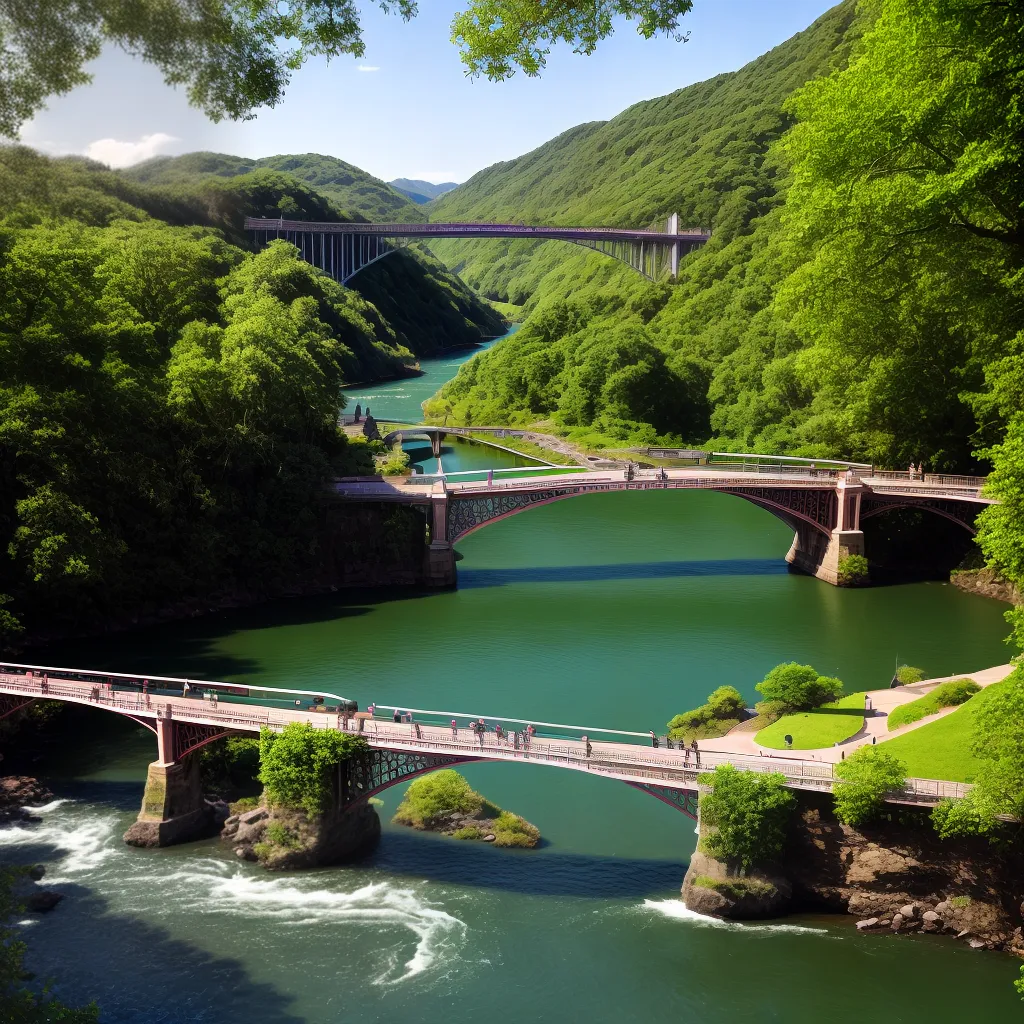 ponte majestosa arquitetura conexao