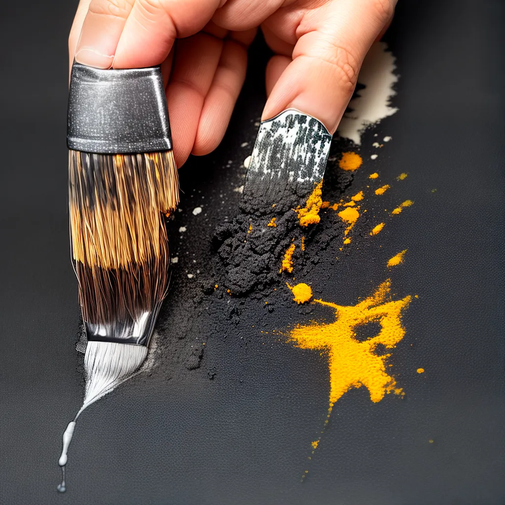 arte pincel sgraffito precisao