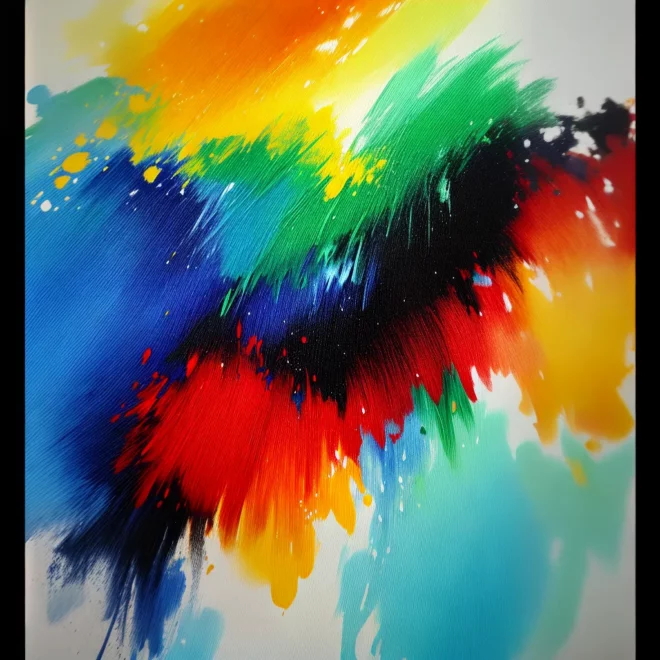 pintor aplicando cores tela tecnica secagem pintor aplicando cores tela tecnica secagem