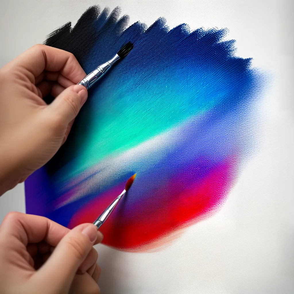 mao artista pincel pintura mao artista pincel pintura