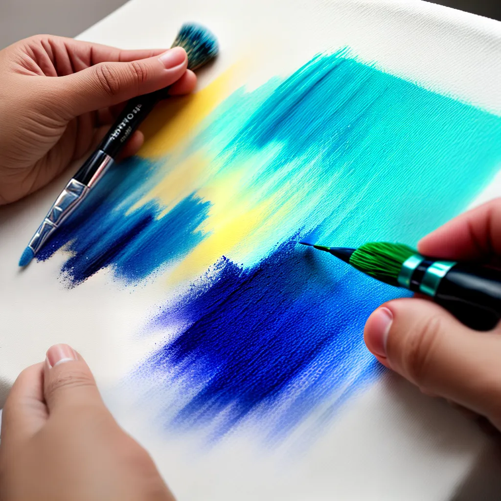 mao artista pincel pintura mao artista pincel pintura