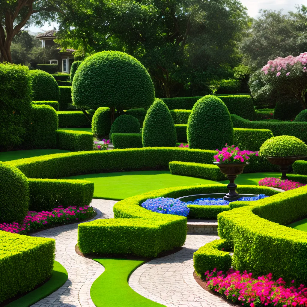 jardim arquitetura natureza flores fountain