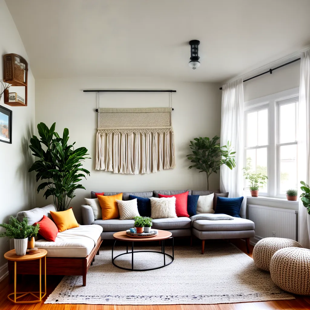 sala cores almofadas sofa macrame sala cores almofadas sofa macrame