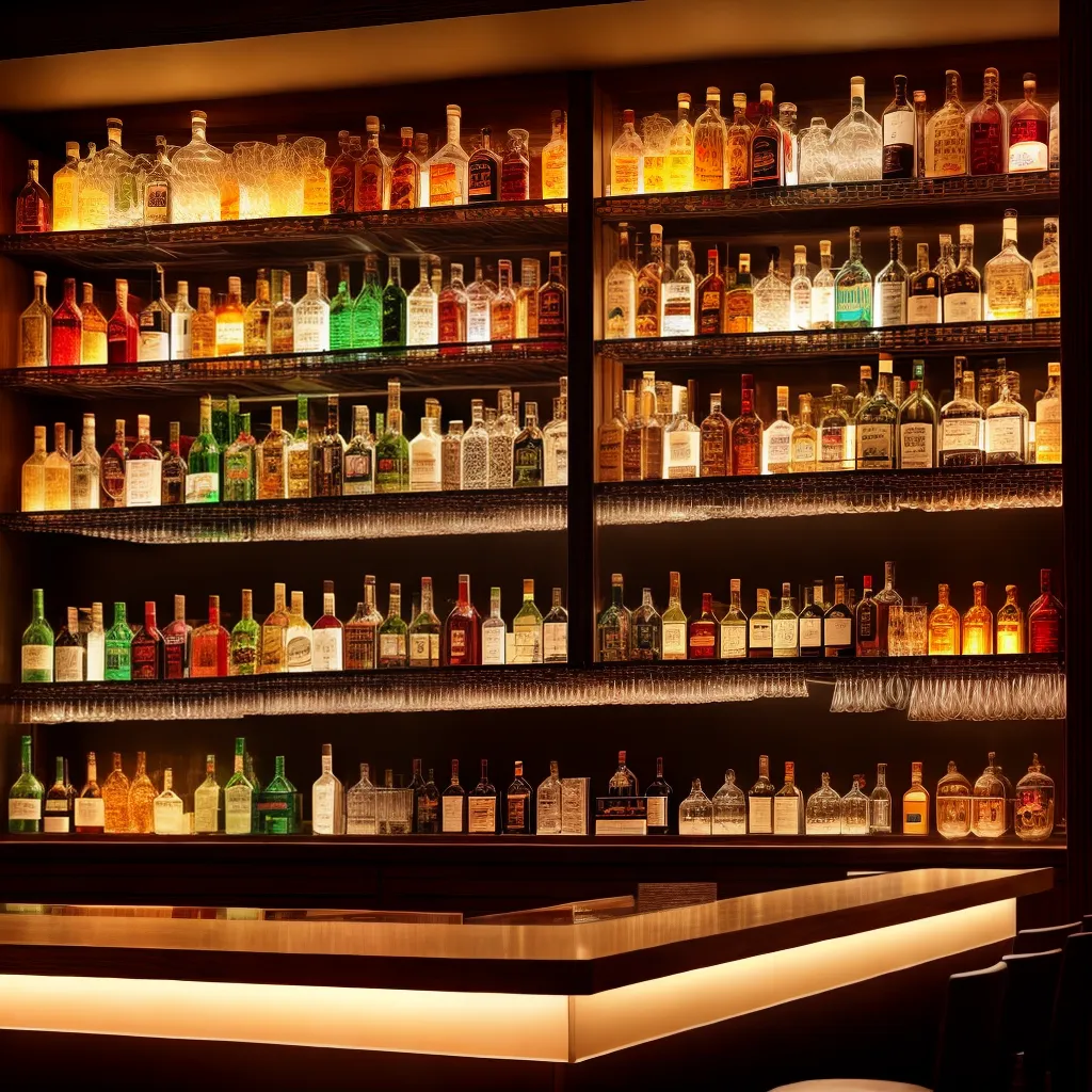 bar madeira decorado iluminado