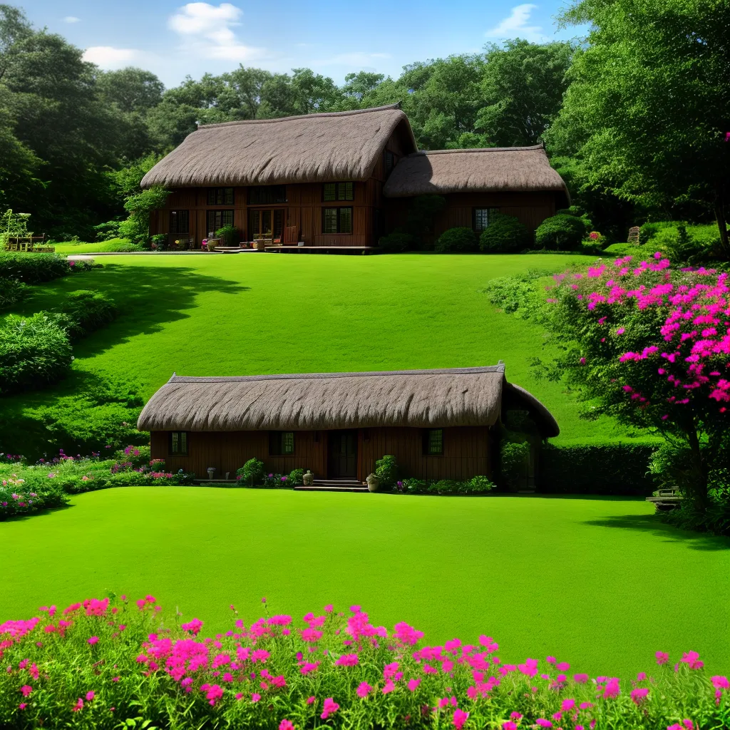 casa campo tradicional jardim natureza
