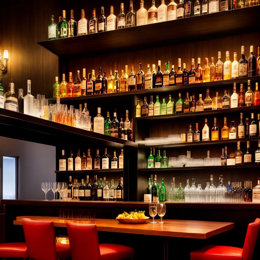 bar em casa madeira garrafas coquetel