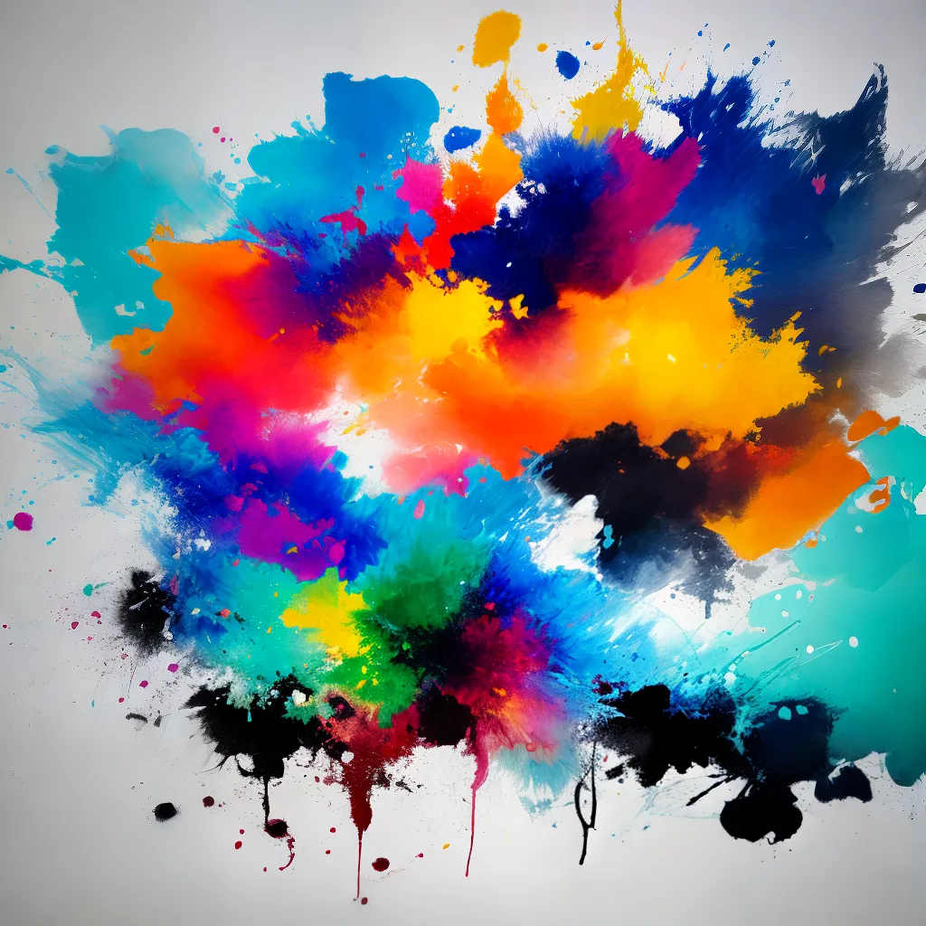 pintura abstrata vibrante tecnicas contemporaneas