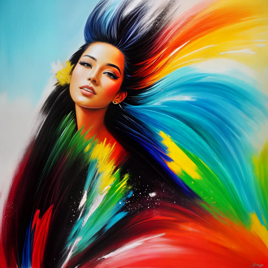pintura contemporanea cores movimento