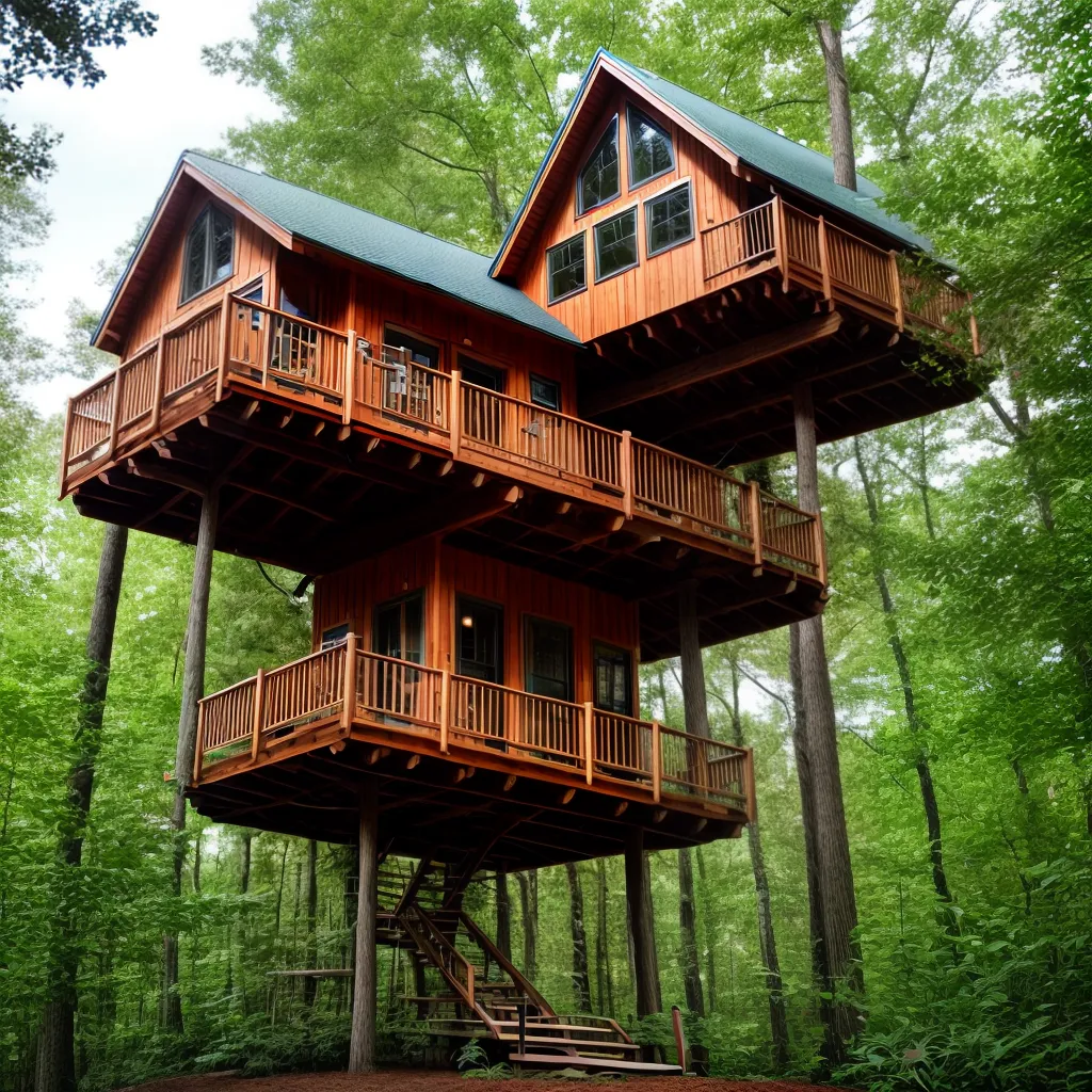 casa na arvore infantil natureza
