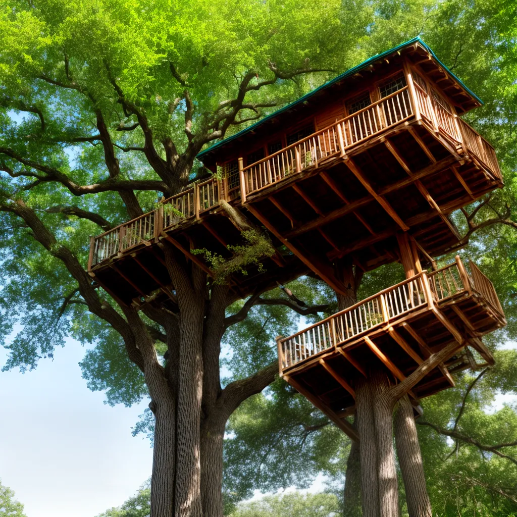 casa na arvore natureza aventura