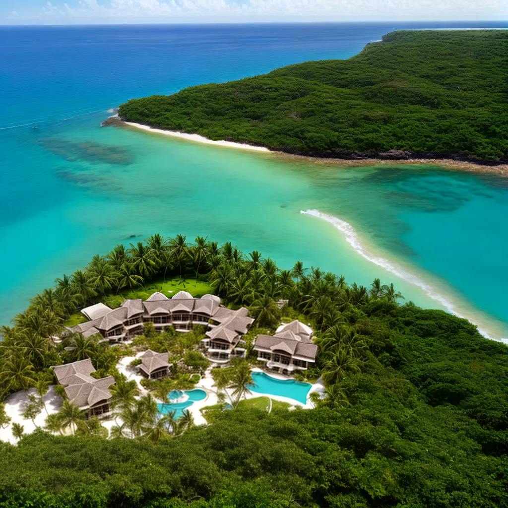 resort luxuoso vista aerea natureza oceano resort luxuoso vista aerea natureza oceano