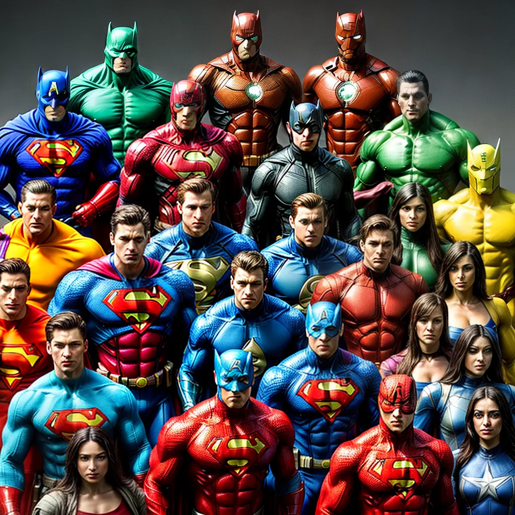 super herois poderosos papel de parede