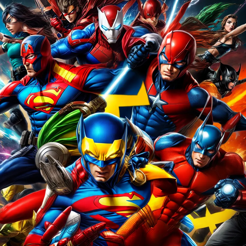 papel de parede super herois vibrante 5