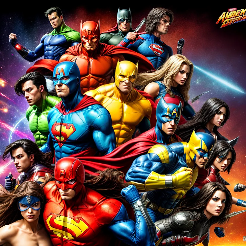 papel de parede super herois vibrante 6