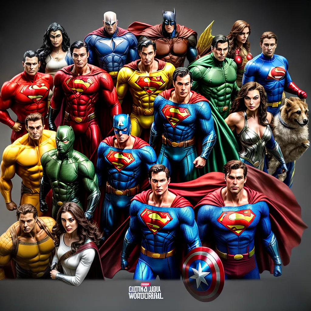 super herois papel de parede colorido
