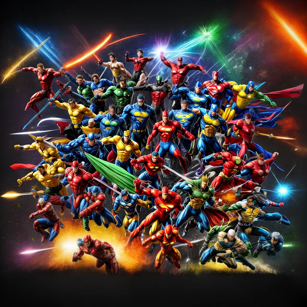 papel de parede super herois vibrante 8