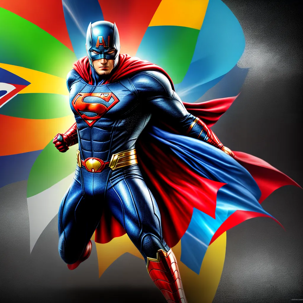 papeis de parede super herois vibrantes 1