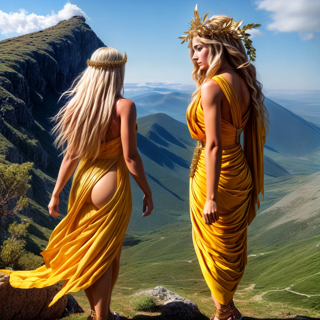 deusa grega montanha nuvens poder
