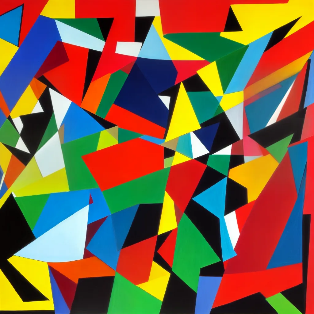 pintura cubismo cores geometricas pintura cubismo cores geometricas
