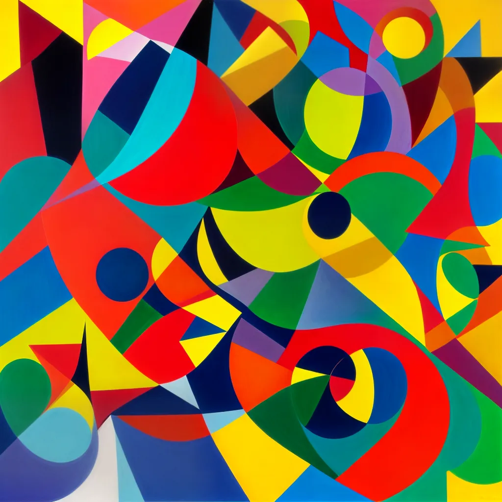 pintura abstrata cubismo cores energia pintura abstrata cubismo cores energia
