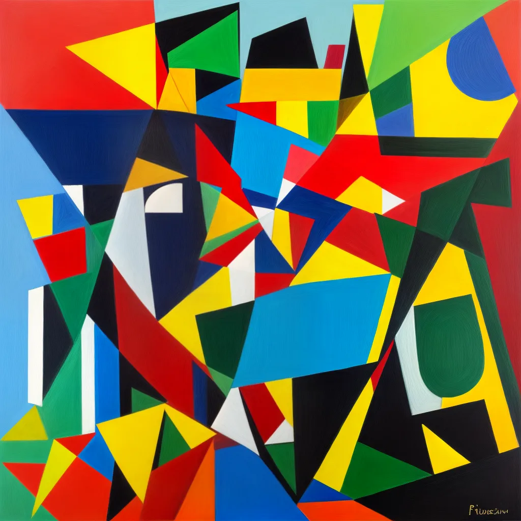 pintura abstrata picasso cubismo 5 pintura abstrata picasso cubismo 5