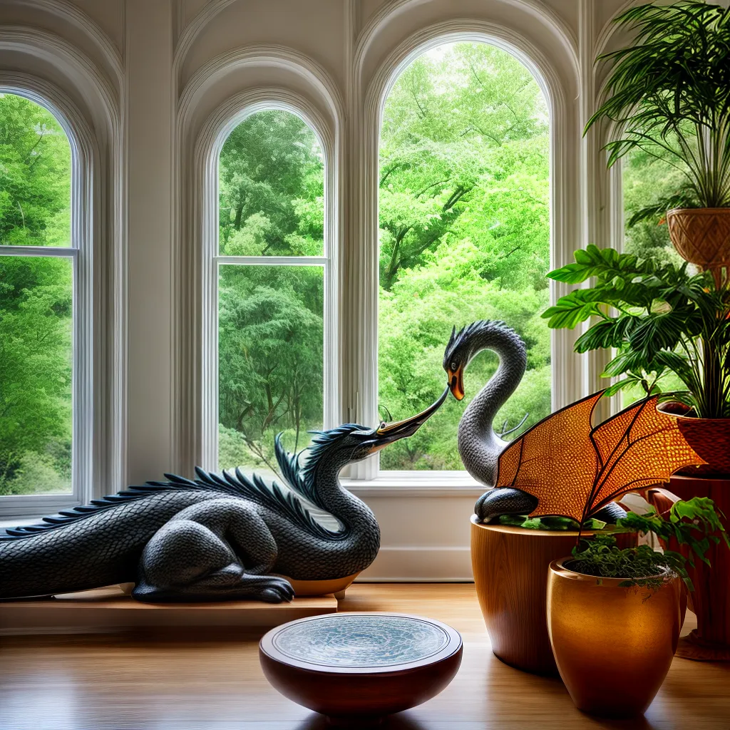 sala decorada dragao cisnes feng shui sala decorada dragao cisnes feng shui