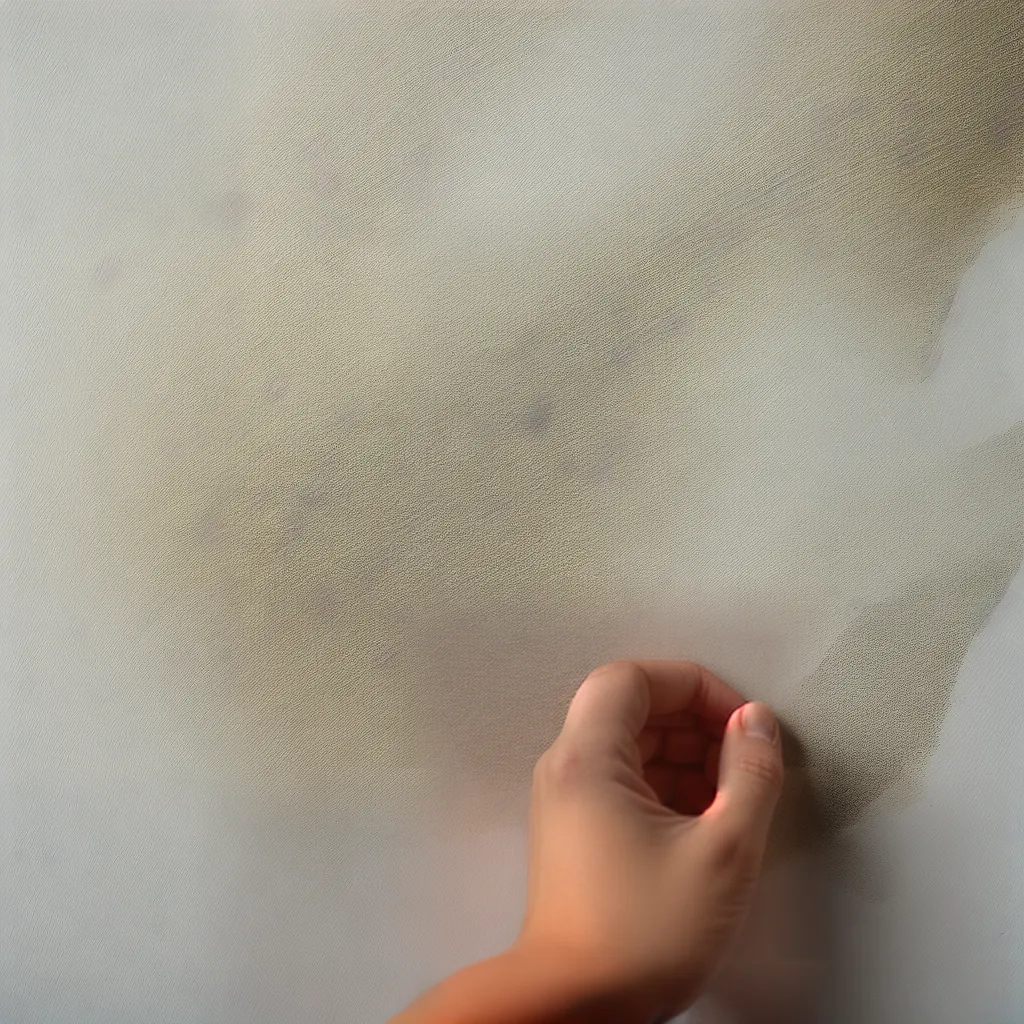 mao artista textura frottage arte