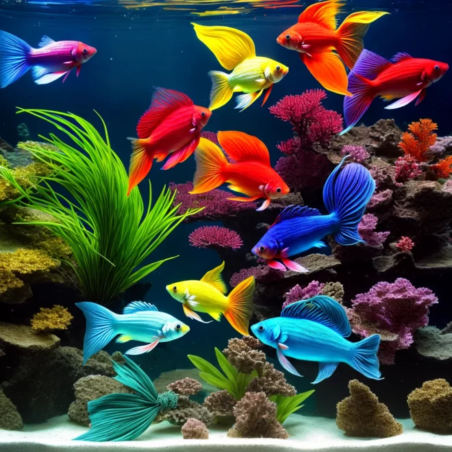 aquario peixes coloridos betta neon guppy aquario peixes coloridos betta neon guppy
