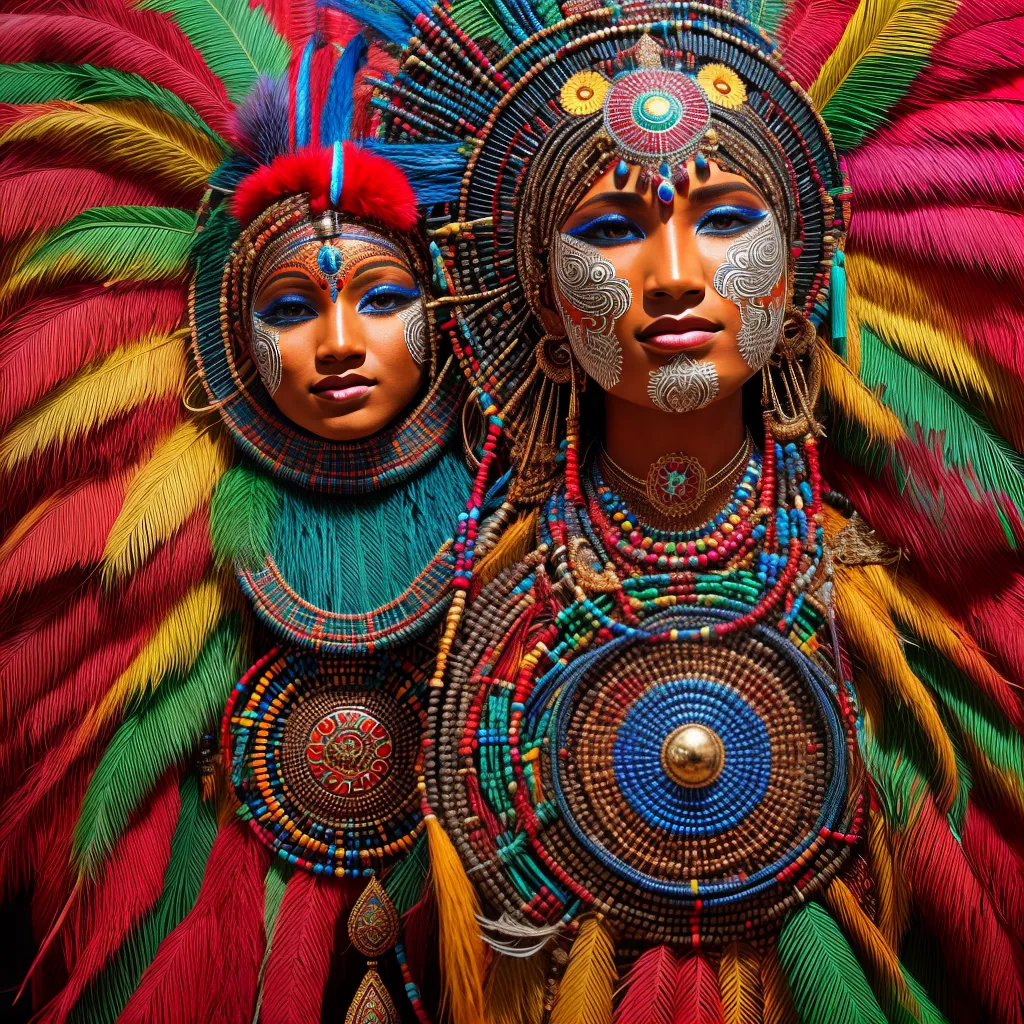 pintura mascara tribal plumas tradicao pintura mascara tribal plumas tradicao