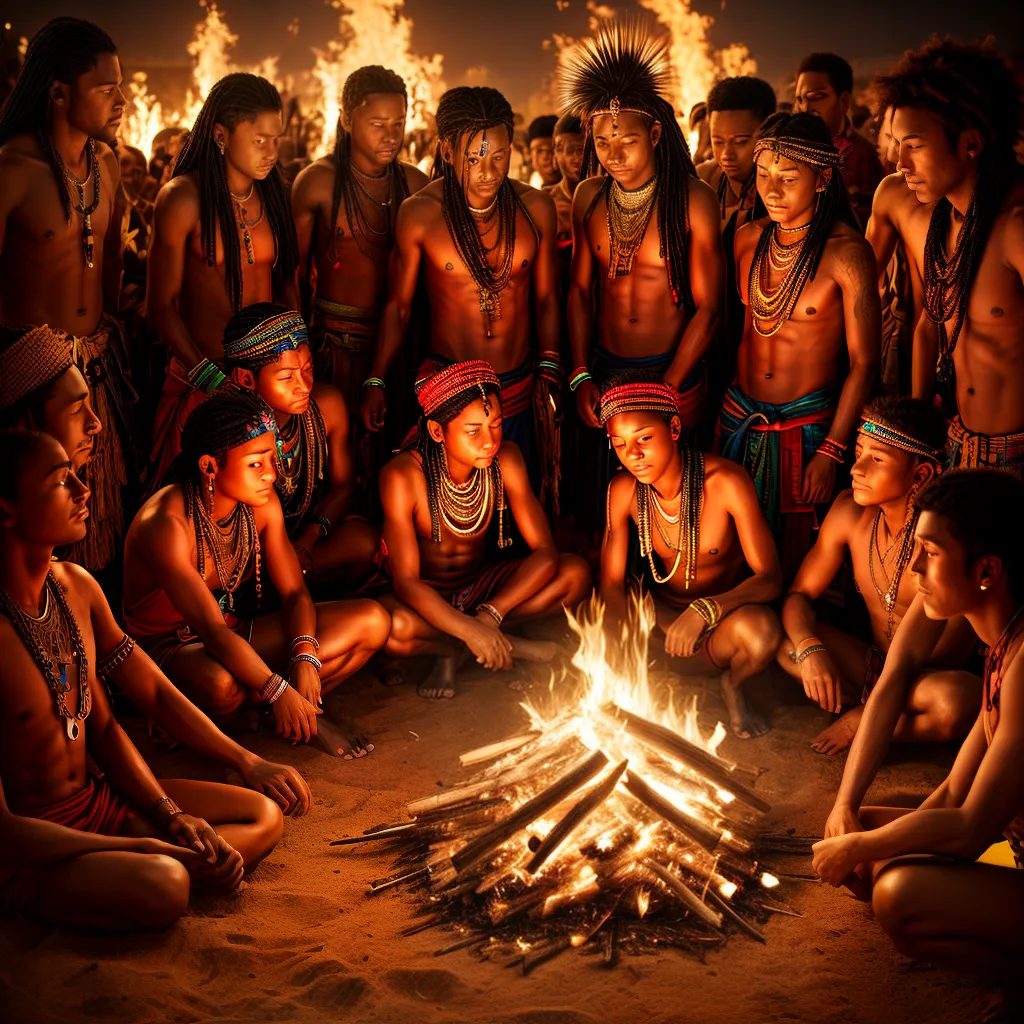 pintura fogo tribo tradicao energia pintura fogo tribo tradicao energia