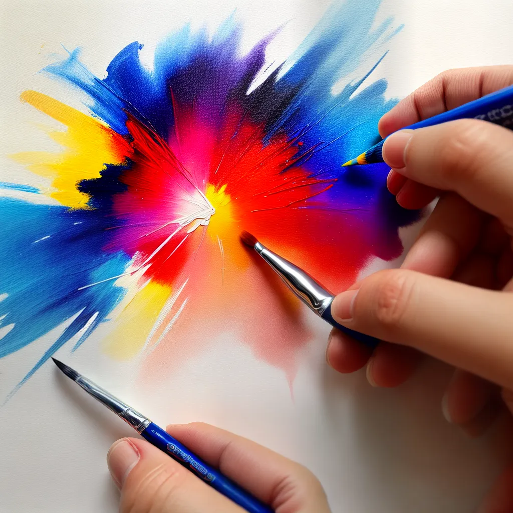 pincelada arte realismo cores