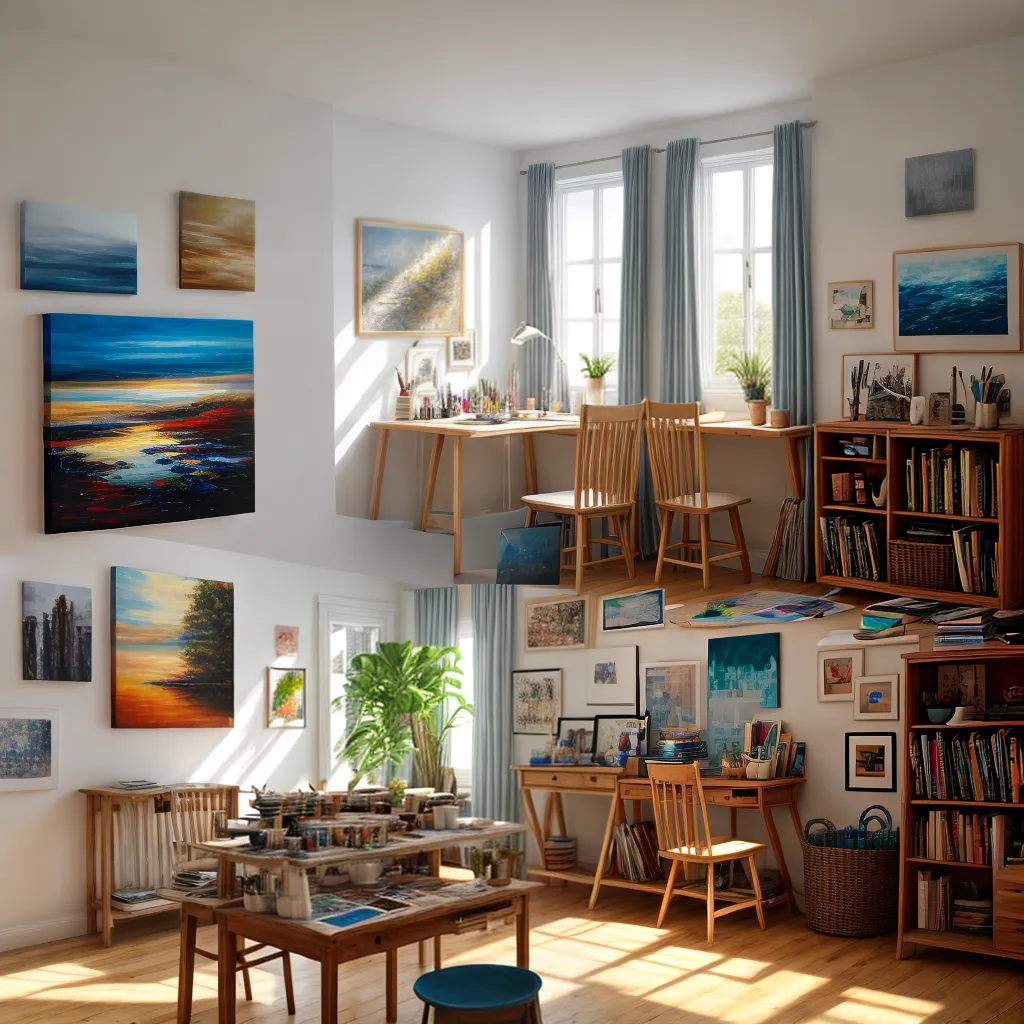 estudio artistas trabalho luz realismo