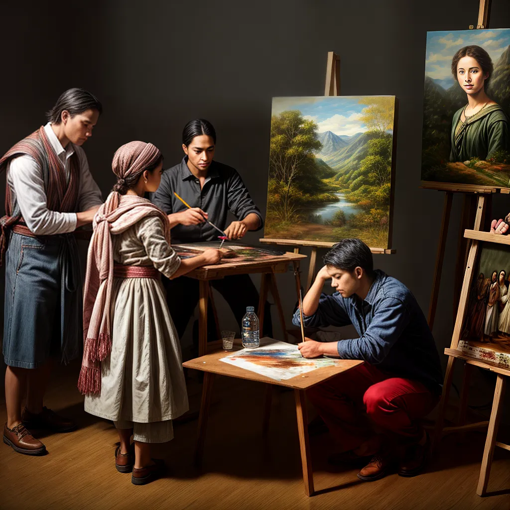 pintura artistas estudio realismo 2