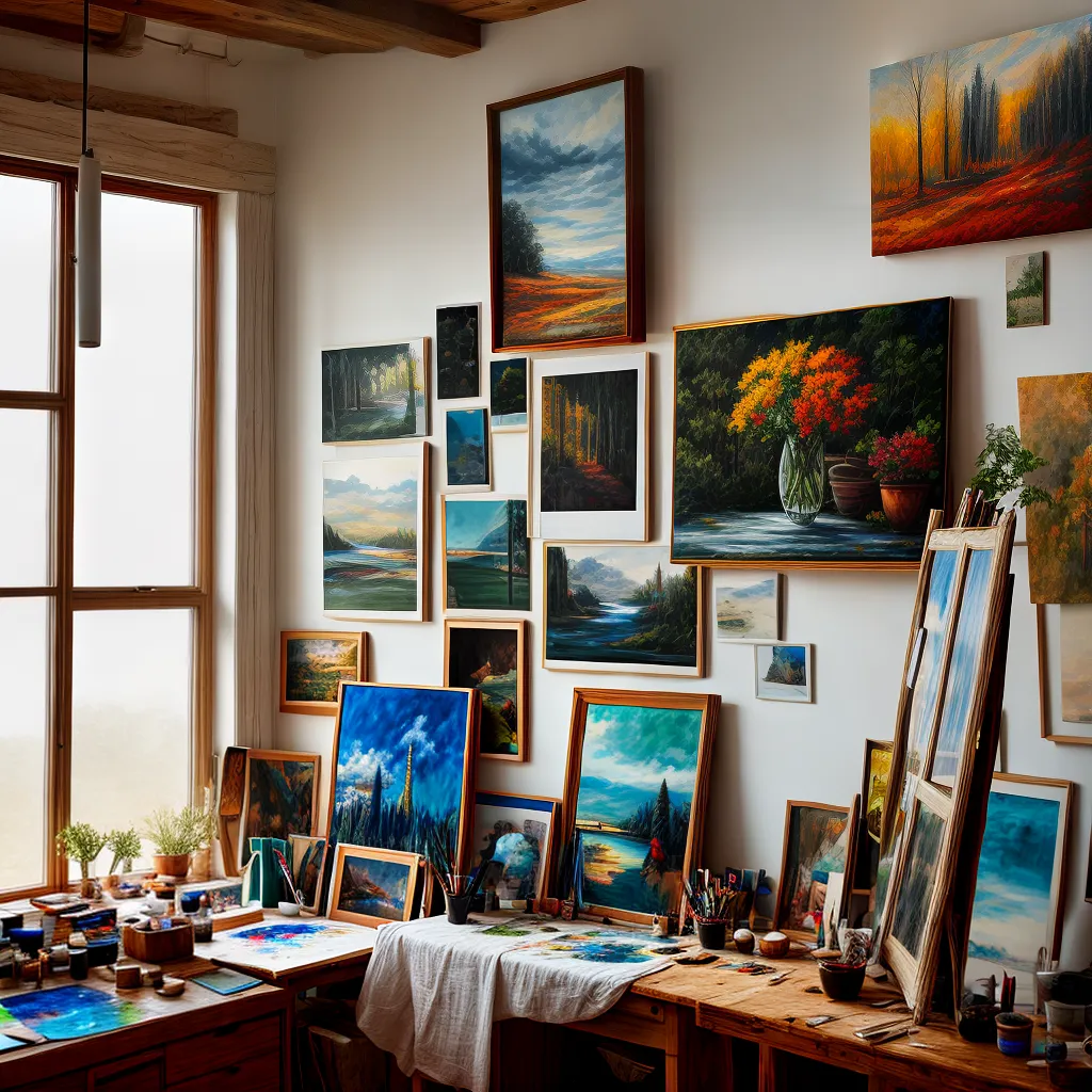 estudio artistico luz natural arte