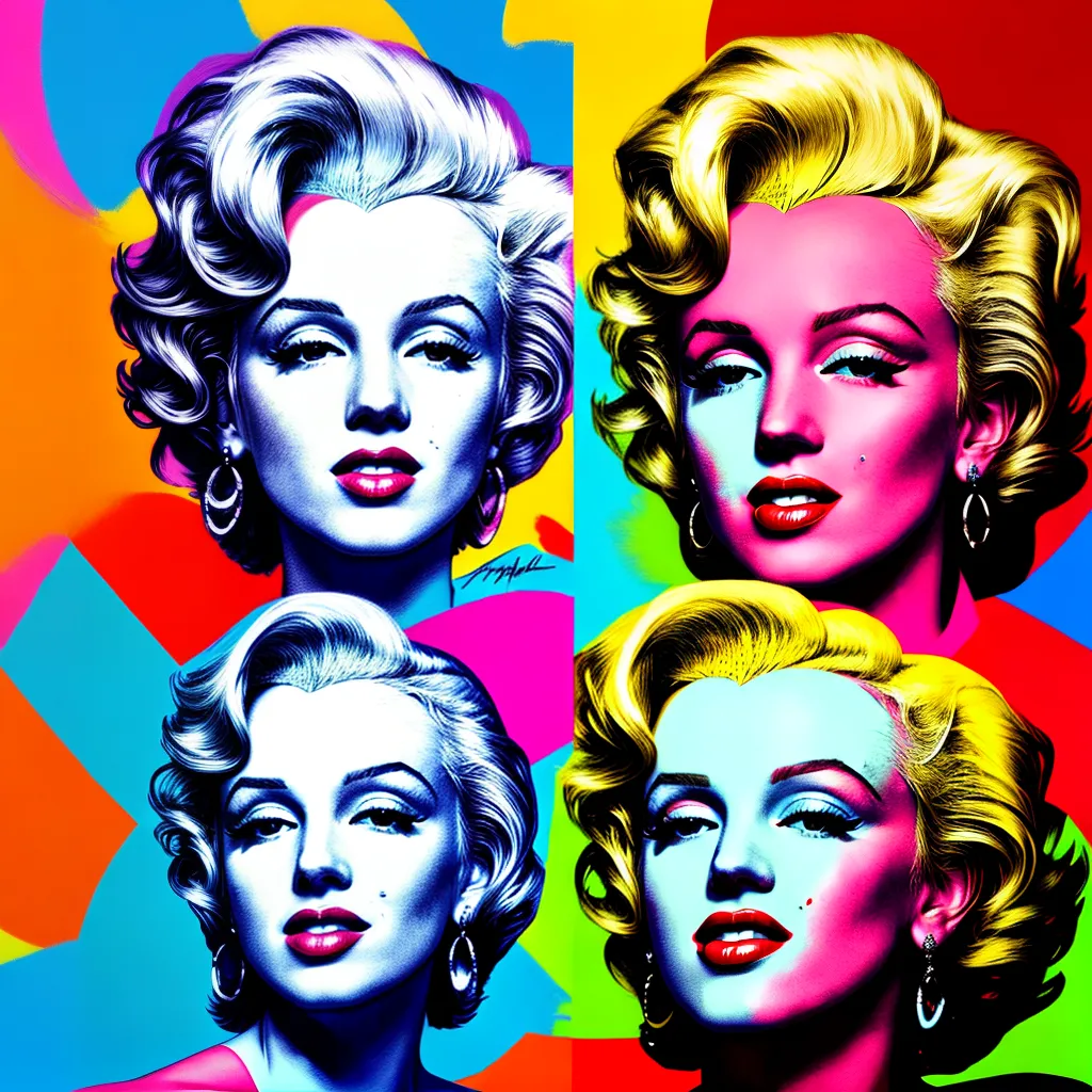 arte pop icones coloridos 1