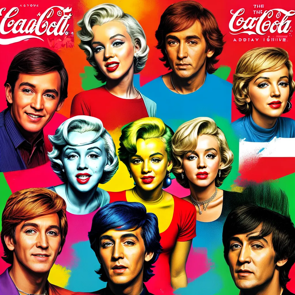 pop art icones cultura consumo