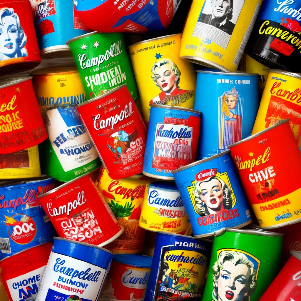 pop art colorido composicao iconica
