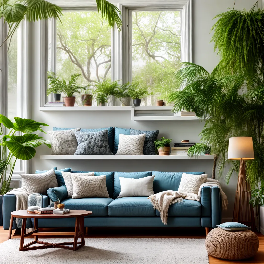 sala harmonia sofa natureza prosperidade
