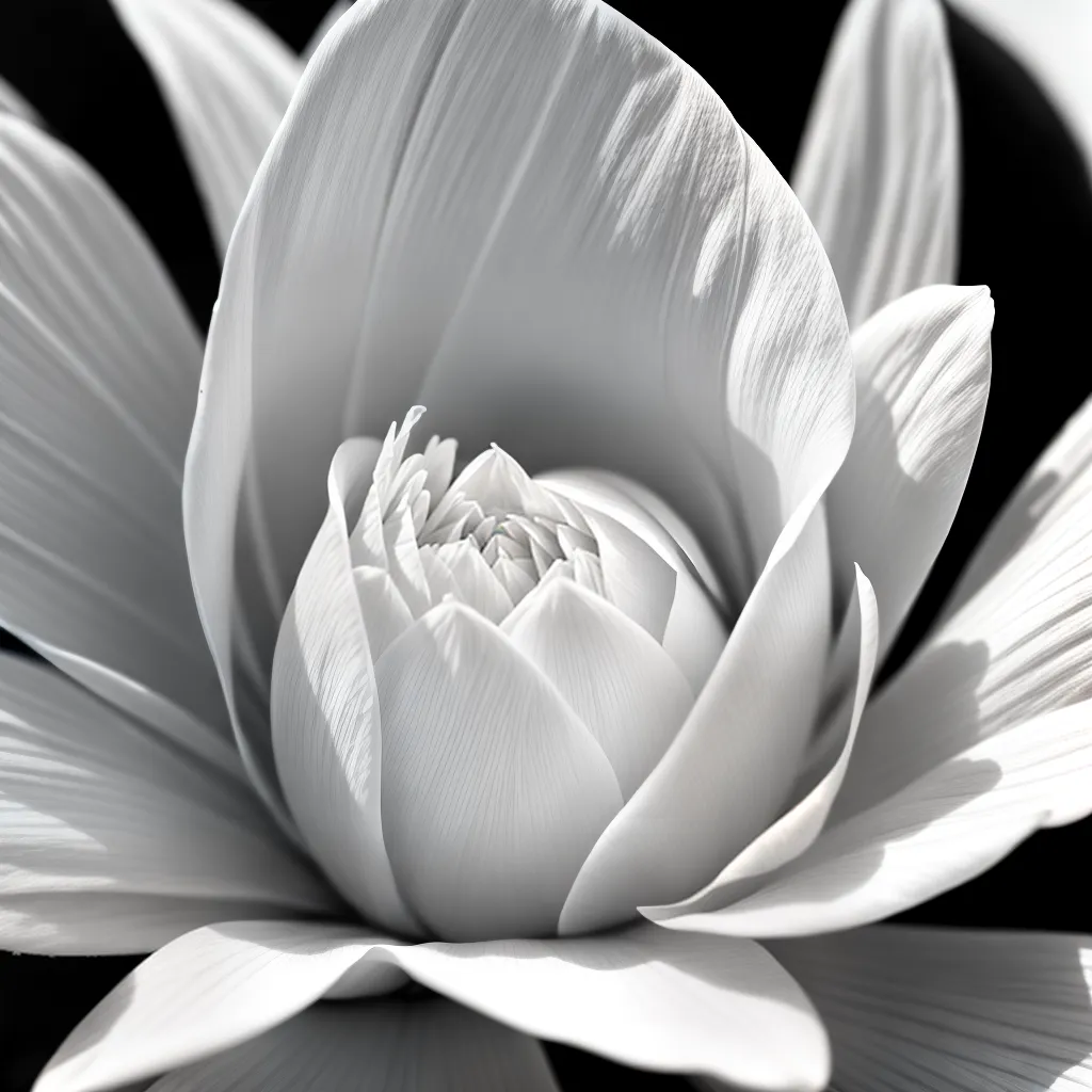 flor branca simetria fotografia preto branco flor branca simetria fotografia preto branco
