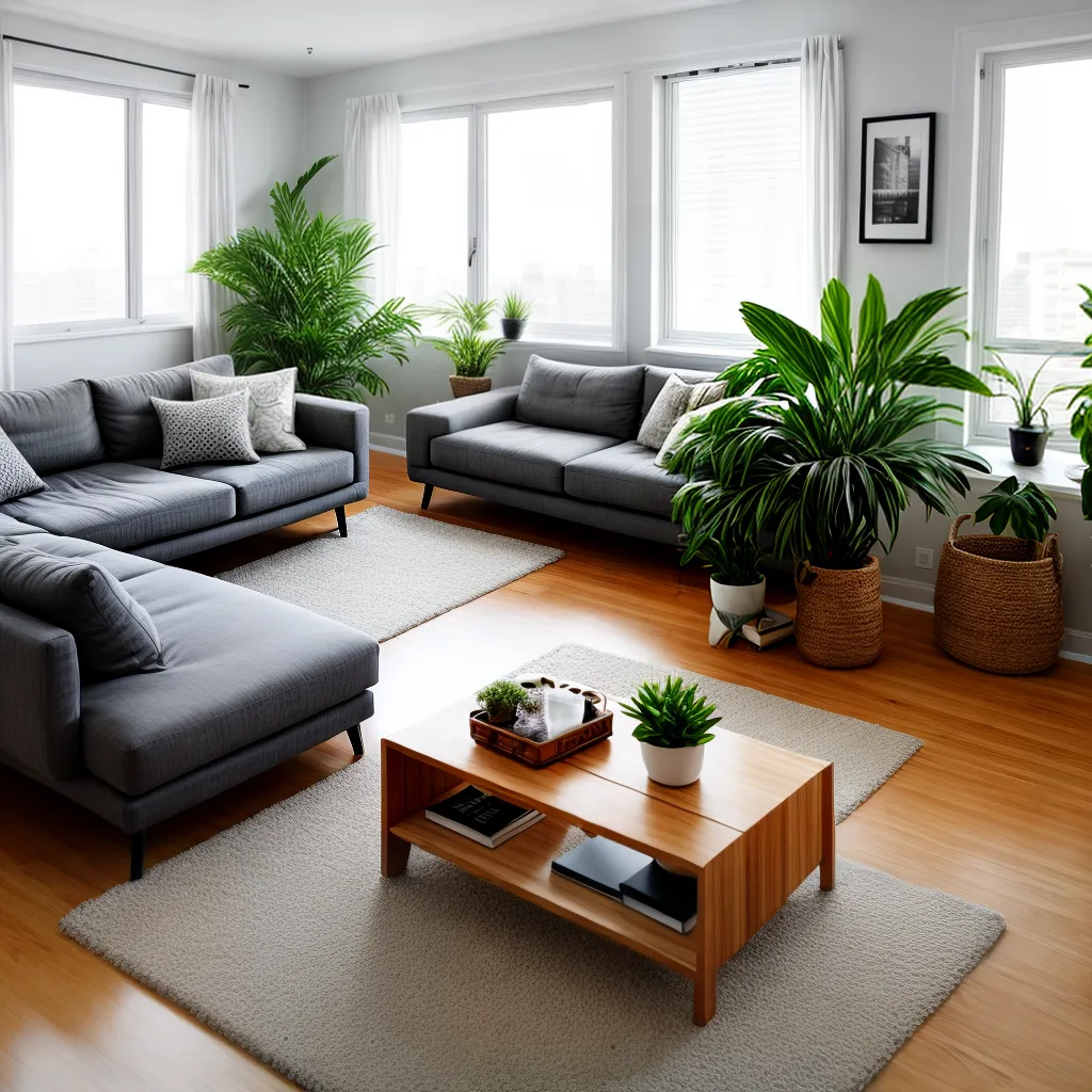sala apartamento sofa arte plantas sala apartamento sofa arte plantas