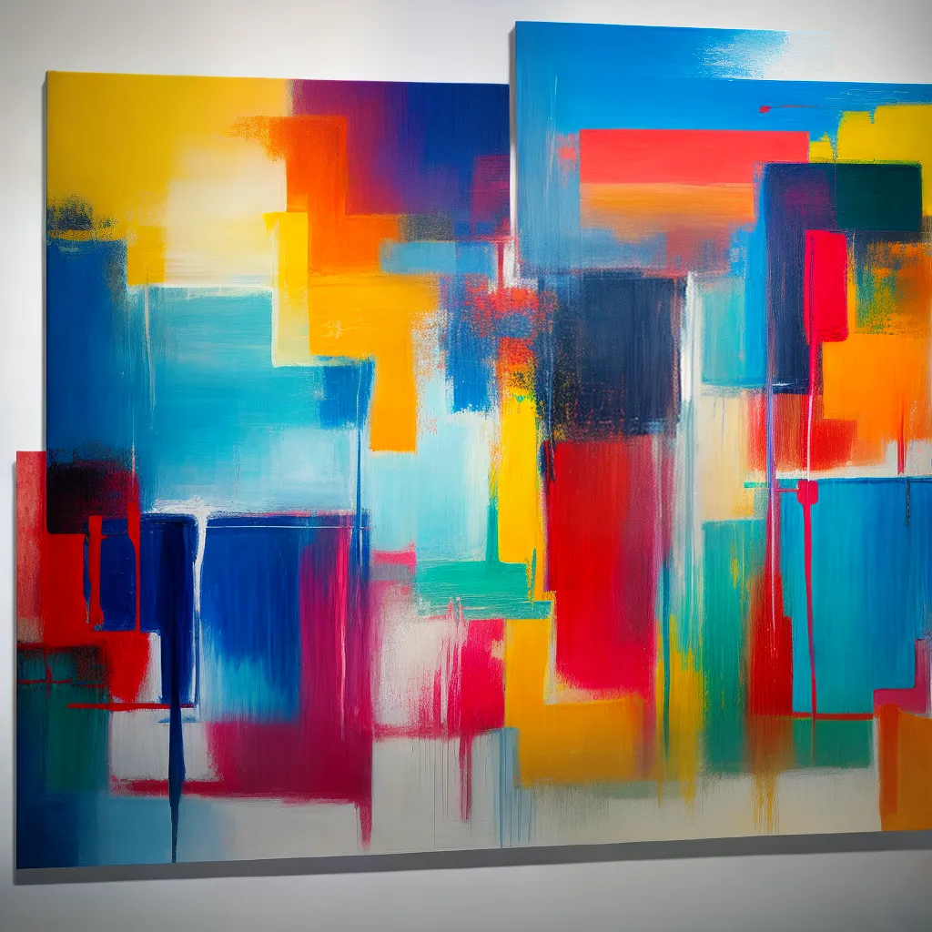 pintura abstrata colorida galeria posmoderna pintura abstrata colorida galeria posmoderna