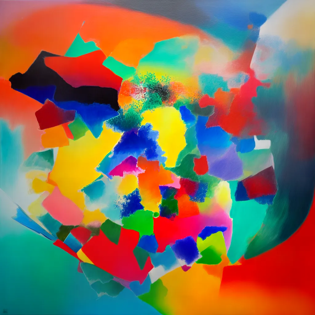 pintura abstrata colorida pos moderna pintura abstrata colorida pos moderna