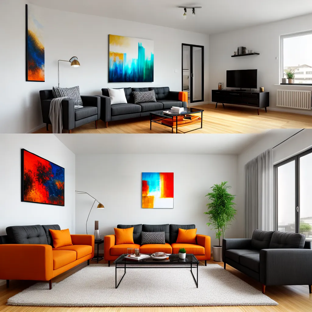 sala estar quadro abstrato colorido sala estar quadro abstrato colorido