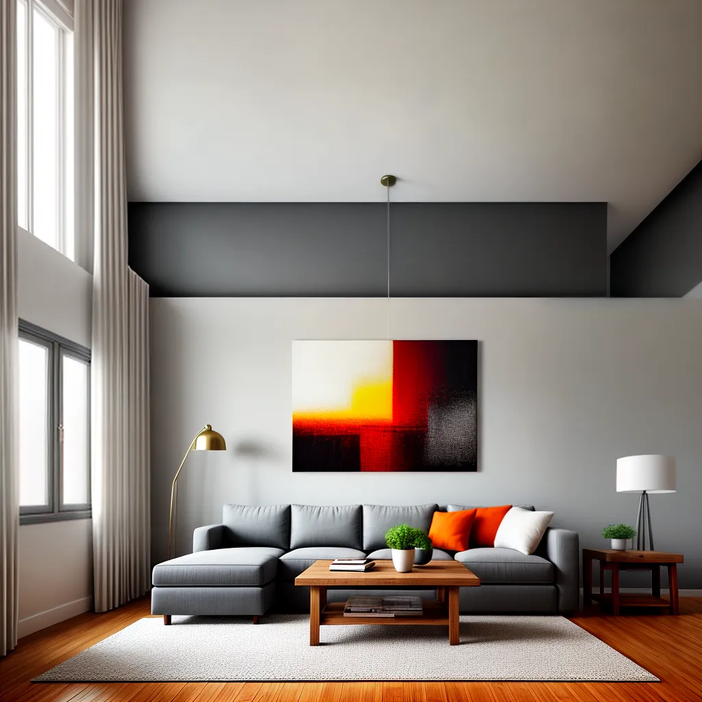 sala estar pintura abstrata sofa 4 sala estar pintura abstrata sofa 4