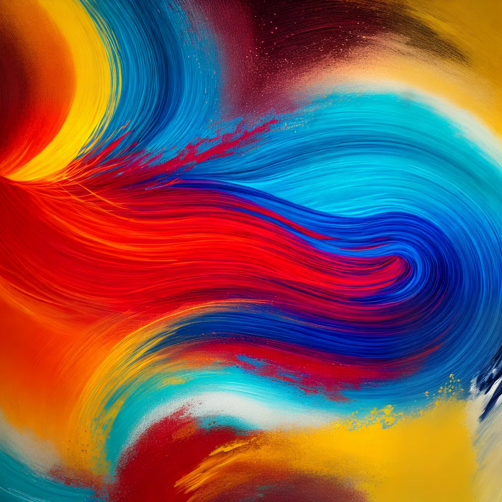 pintura abstrata cores vibrantes 4 pintura abstrata cores vibrantes 4
