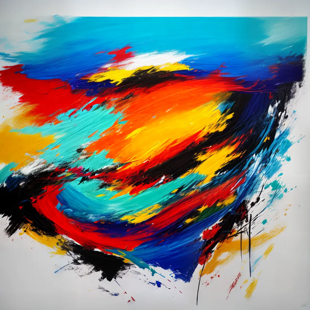 pintura abstrata cores energia 5 pintura abstrata cores energia 5