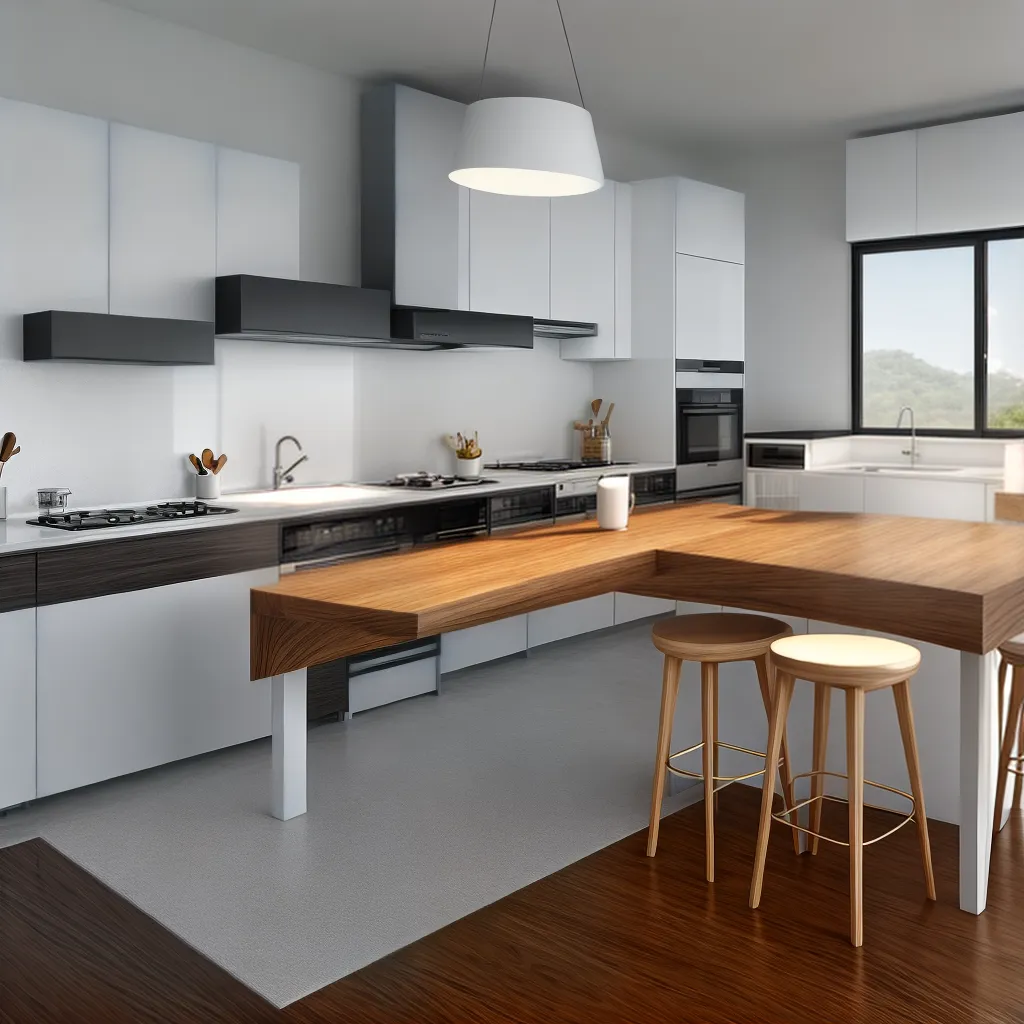 cozinha moderna elegante armarios marmore 2